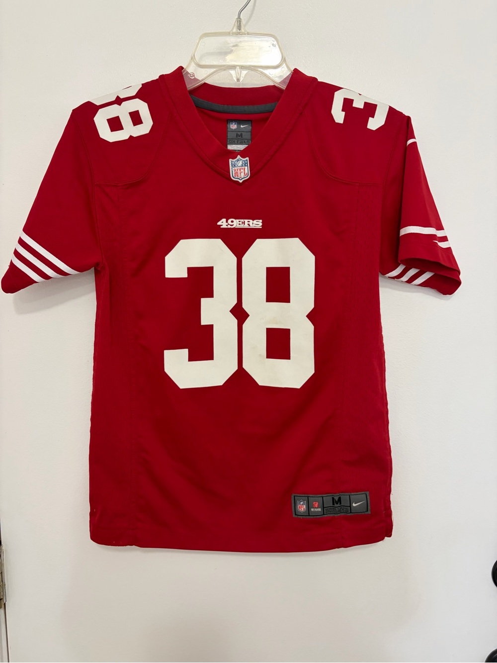 NFL Kids' Red San Francisco 49ers #38 Football Jersey